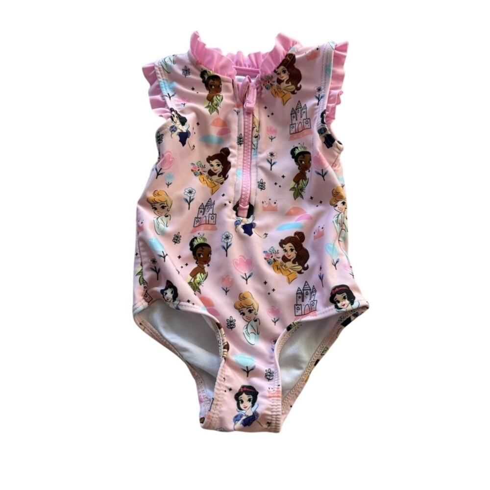 Disney Princess Swimsuit One Piece Girls 12M‎ Pink